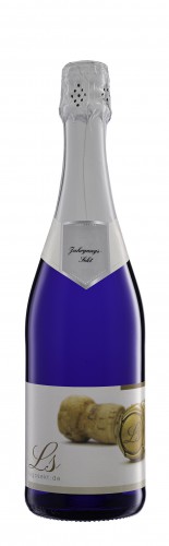 Sekt halbtrocken 0,75l Blau / Weiß (inkl. Halsscheife)
